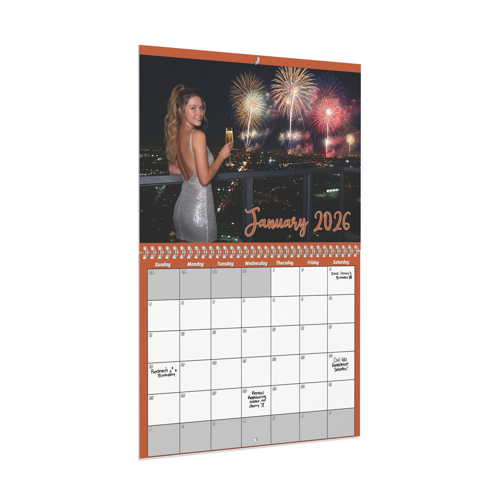 Nevaeh Petty 2026 Wall Calendar