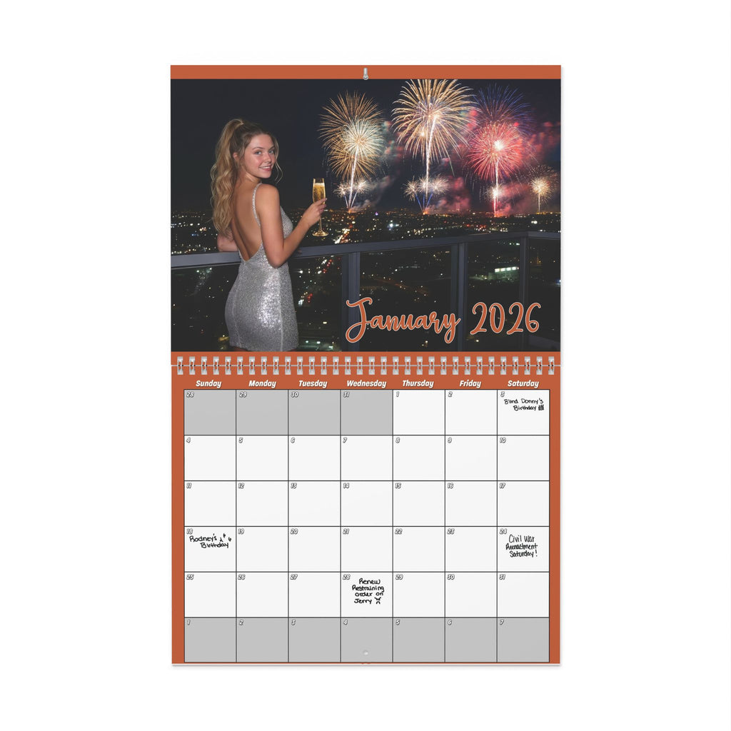 Nevaeh Petty 2026 Wall Calendar